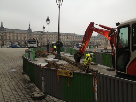 Chantier Paris - Place du Louvres